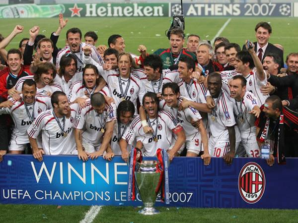AC Milan vô địch C1 mấy lần trong lịch sử?