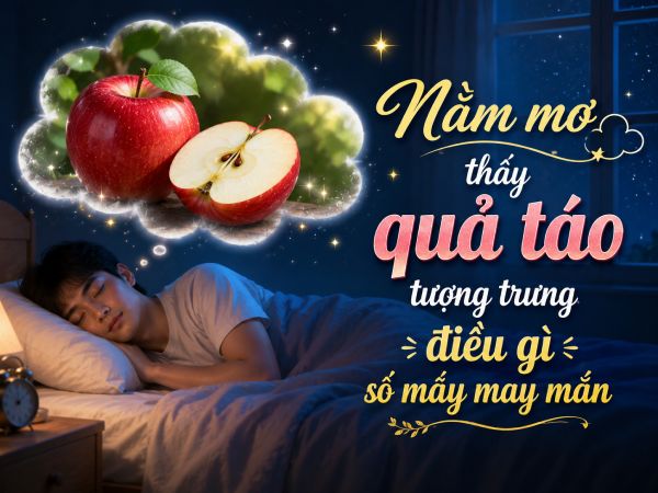 Nằm mơ thấy quả táo tượng trưng điều gì số mấy may mắn